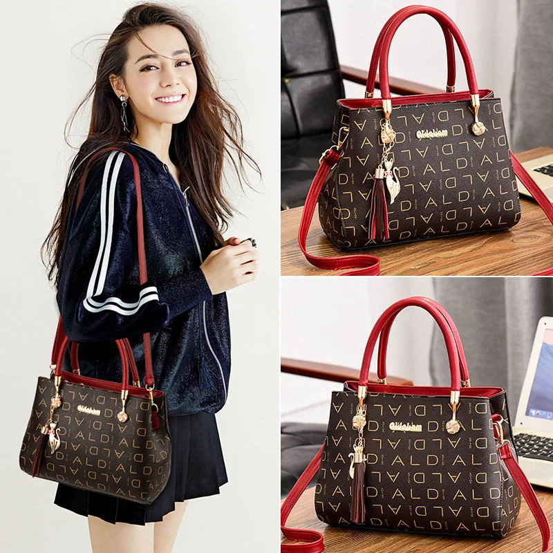 

Ma'am Bag The Tide All-match Diagonal Portable Woman Bag Personality Concise Single Shoulder Package Woman