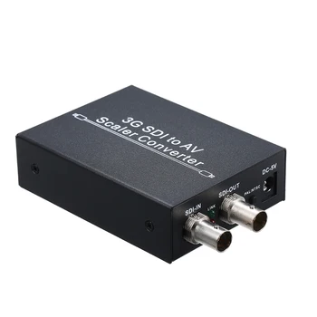 

3G SDI to AV Scaler Converter HD SD L/R Analog Stereo Audio Converter Signal converter