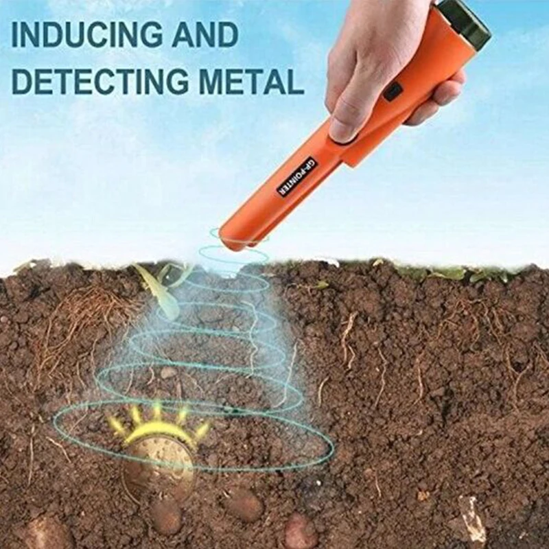 

Sensitive Gp-pointer Metal Detector AT Same Style Pro Pointer Pinpointing Hand Held Metal Detector with Bracelet #