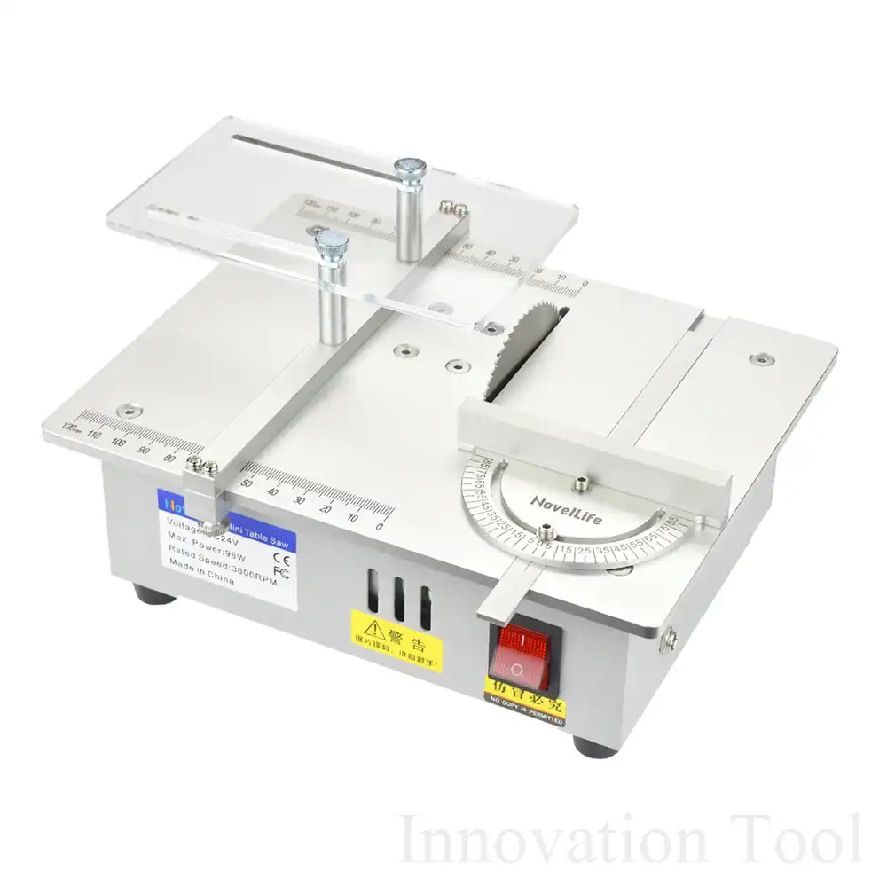 Mini Hobby Table Saw Handmade Woodworking Bench Saw Diy Model