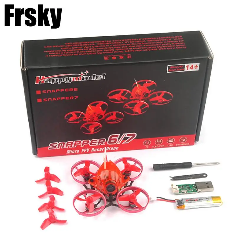 

Snapper6 1S Brushless Whoop Racer Drone BNF 5.8G F3 65mm Micro FPV Quadcopter