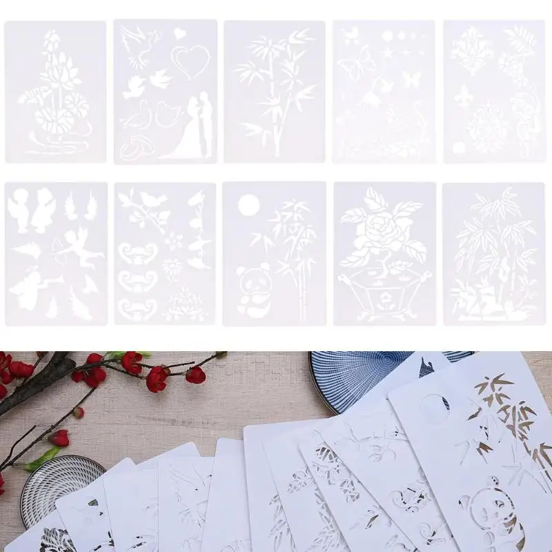 

Album Painting Paper Card Layering Stencils Template Embossing Scrapbooking