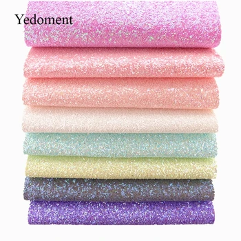 

20CM*34CM Glitter Vinyl Synthetic Faux Leather Fabric For Bows Handmade Decoration Crafts Materials Bag Shoes Accessories S18015