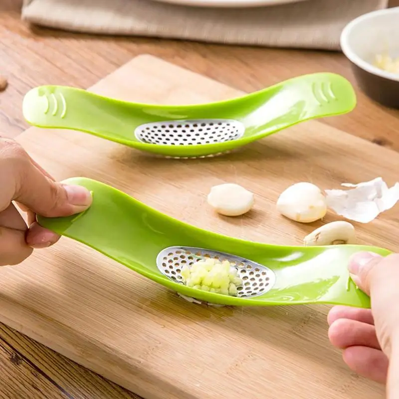

1pc Garlic Presses Kitchen Gadgets Practical Crusher Cooking Tools Thickening Durable Fruit Utensils Vegetable Tools