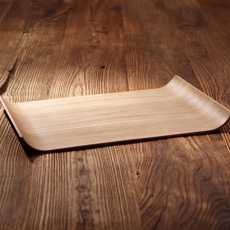 Bamboo Kongfu Tea Accessories Japan Style Rectangle Natural Wood