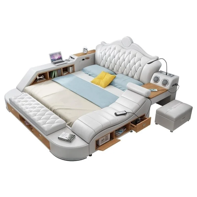 

Kids Set Quarto Letto Literas Matrimonio Meuble Maison Home Leather Moderna Mueble De Dormitorio Cama bedroom Furniture Bed
