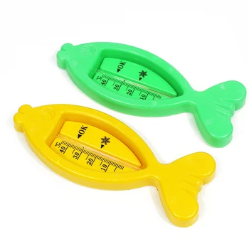 

Baby Bath Water Thermometers Plastic Tub Floating Fish Shape Water Sensor Thermometers Kids Toy for Baby Bath