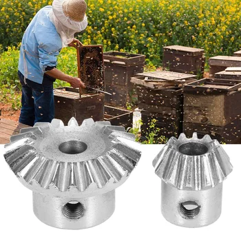

Gear with Screw and Wrench Set for Honey Extractor Extracting Repair Beekeeping Beekeeper Tool