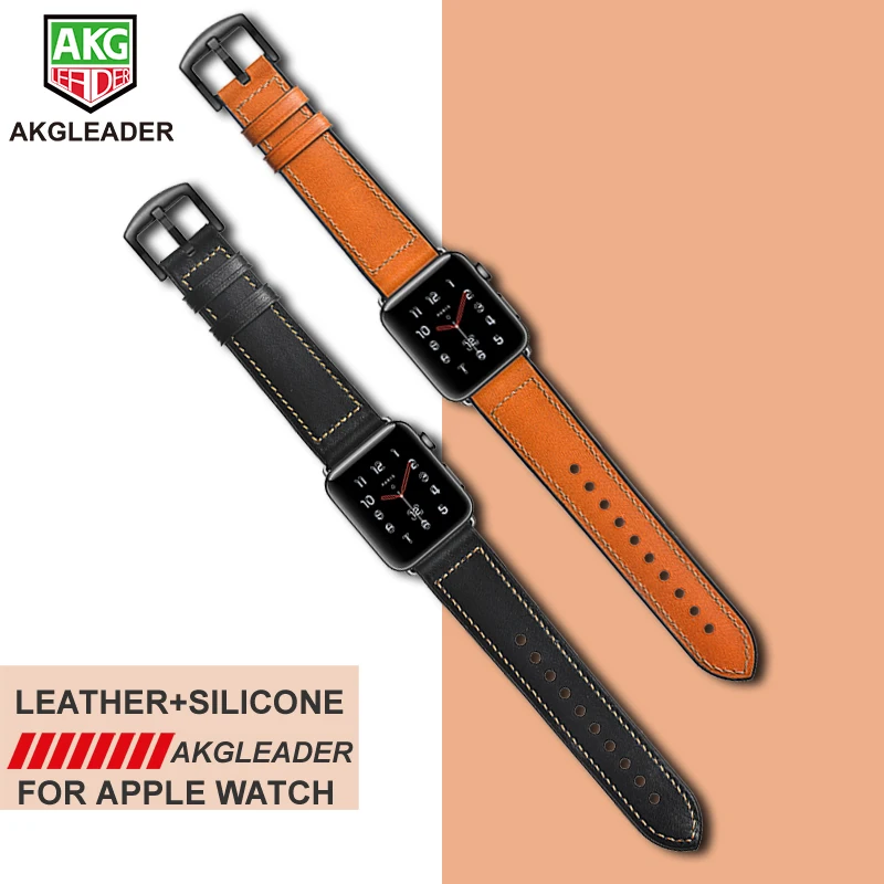Ремешок для часов Apple Series 1 2 3 38 мм 42 фитнес-браслет из натуральной кожи Watch iwatch |