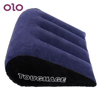 OLO Inflatable Sex Furniture Pillow Cushion Pad Triangle Magic Wedge Pillow Adult Game Sex Toys for Couples 1