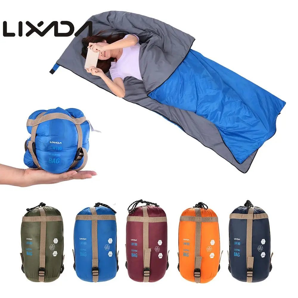 LIXADA 190*75 سنتيمتر في الهواء الطلق حقيبة نوم ملفوفة التخييم السفر المشي خفيفة للغاية النوم حقيبة سفر حقيبة المشي LW180 680 جرام LIXADA 190*75 سنتيمتر في الهواء الطلق حقيبة نوم ملفوفة التخييم السفر المشي خفيفة للغاية النوم حقيبة سفر حقيبة المشي LW180 680 جرام