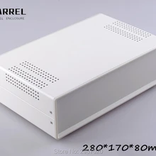 280*170*80 мм железный ящик для электронного проекта Корпус инструмент «сделай сам» распределительная розетка выключатель распределительный шкаф на заказ diy дизайн