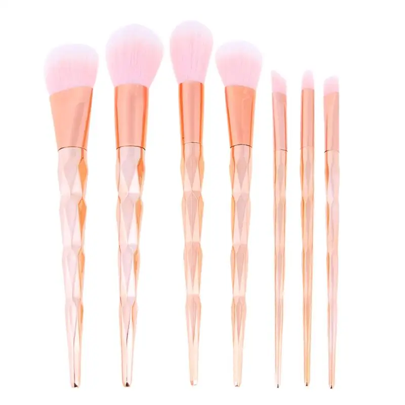 

7pcs Makeup Brushes Foundation Powder Contour Concealer Blush Brushes Pincel Maquiagem Cosmetic Make up Brushes Gold