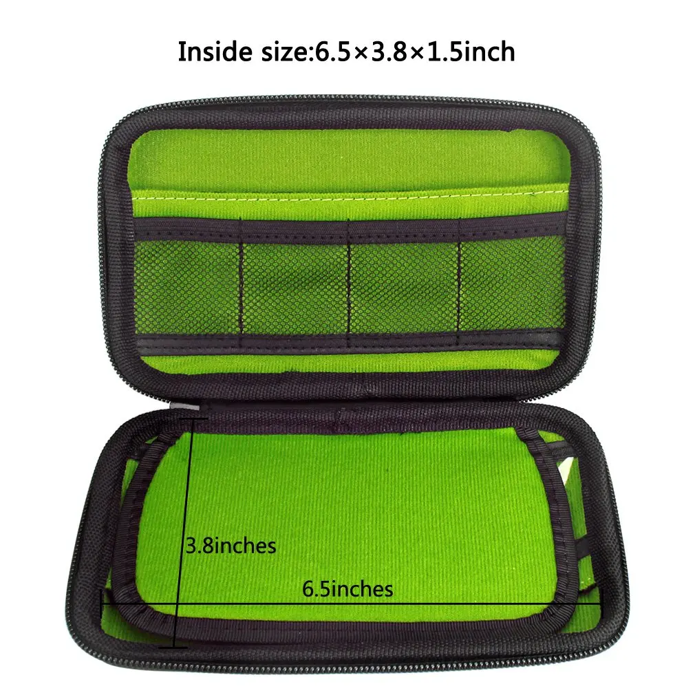 

FASOTY Digital Gadget Case Waterproof Memory Card Case Designed For External Hard Drive USB Flash Drives Power Banks for Travel