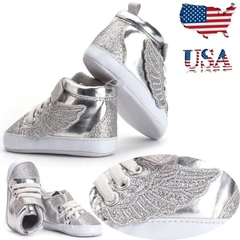 

New Arrivels Girls Infant Toddler Little Kid Baby Flower Canvas Soft Sole Design Strap Shoes