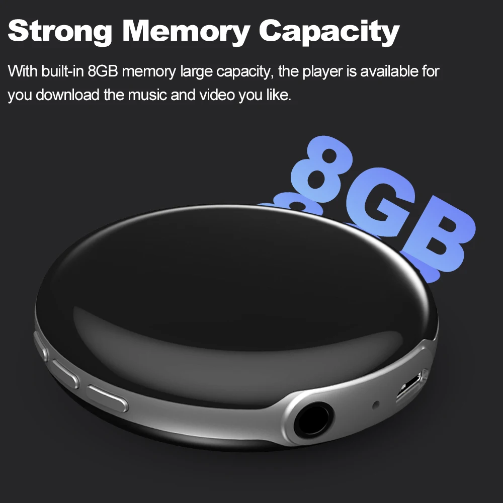Портативный mp3 плеер docooler RUIZU M1 8 ГБ Bluetooth 4 0 1 44 дюйма TFT экран 3 5 мм|MP3-плееры| |