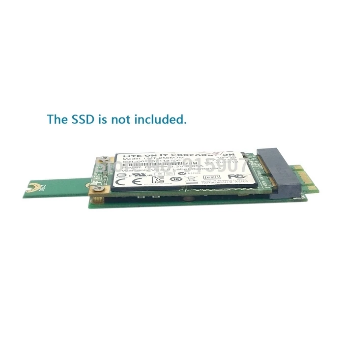 Кабель Mini NGFF M.2 B Ключ SATA на основе SSD к PCI e адаптер mSATA карта 2230 2242 2260/80