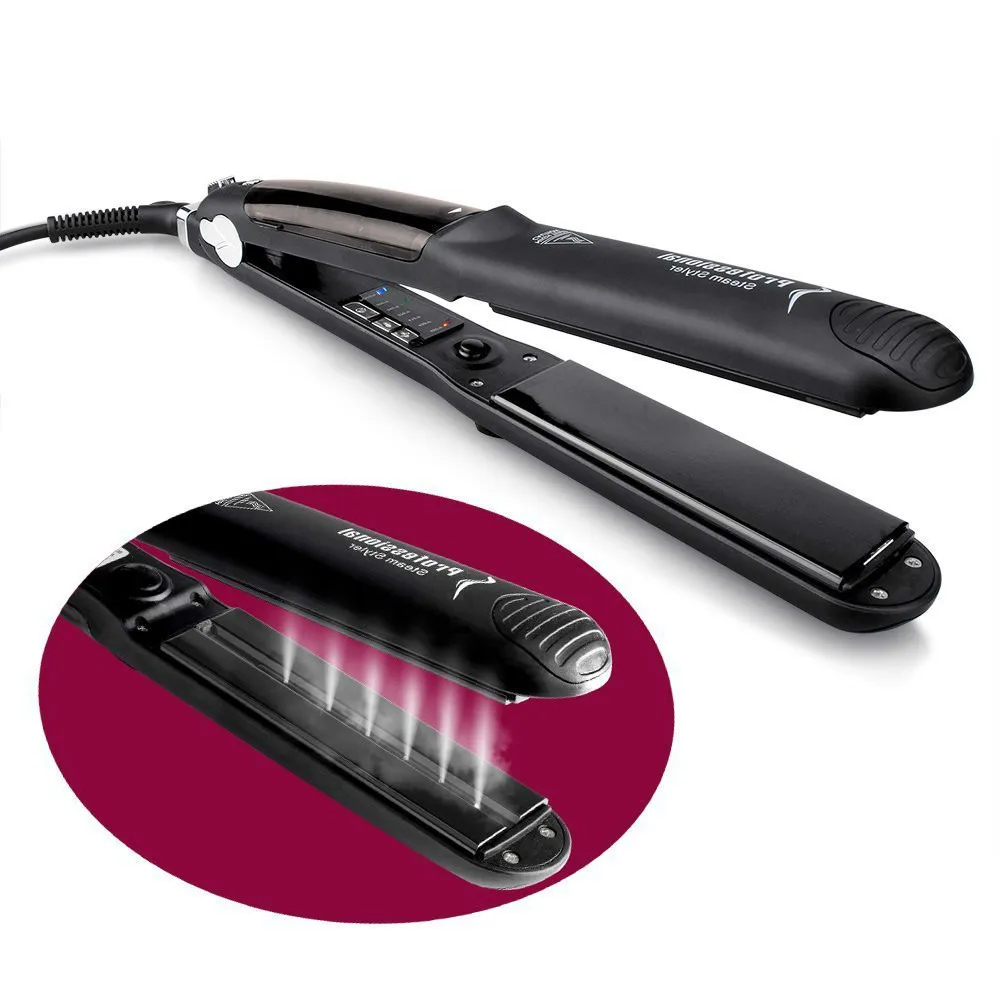 Выпрямитель для волос пара прямые волосы Profesional Flat Iron спа-салон Турмалин Керамика быстро волосы прямые железа планша де pelo