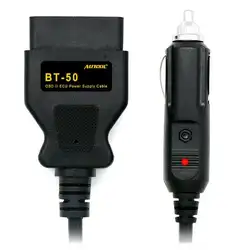 AUTOOL BT-50 OBD2 электронный блок управления автомобиля аварийного Питание кабель памяти Saver