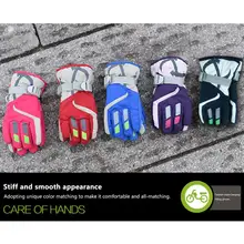 Лыжные перчатки для малыша Мотоцикл Спорт на открытом воздухе, фитнес бег перчатки обувь мальчиков девочек зимние теплые