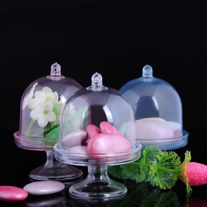 

12pcs Transparent Plastic Tray Candy Box for DIY Wedding Candy Box Baby Shower Birthday Guests Gift Box Party Supplies
