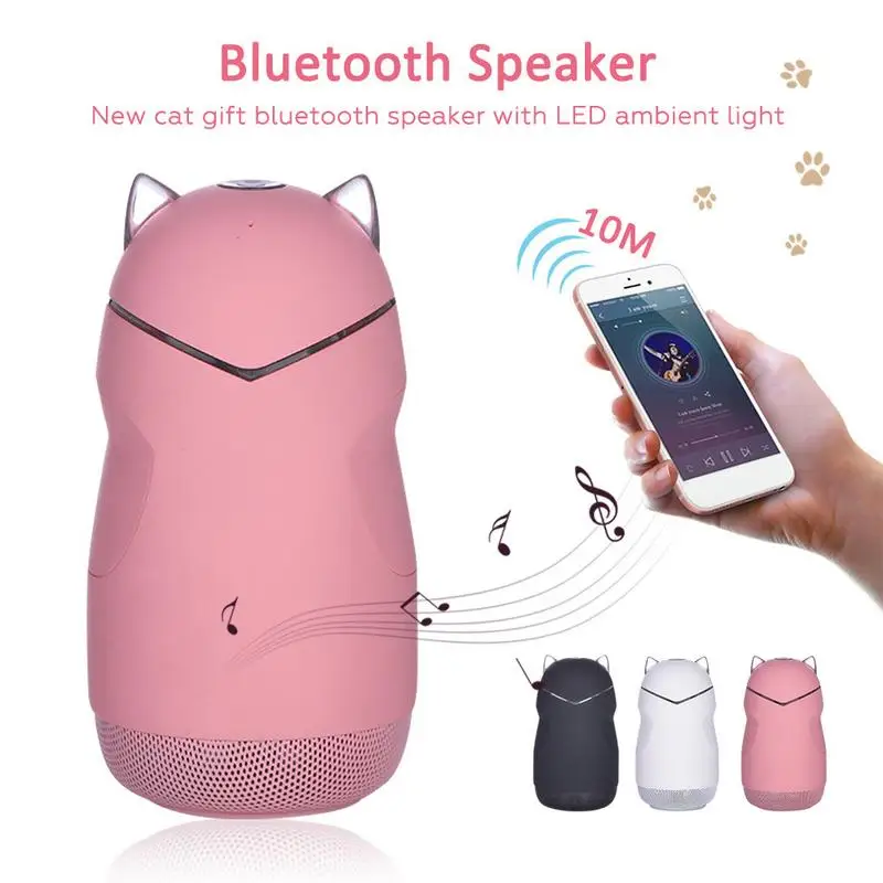 Bluetooth динамик беспроводной с светодиодный подсветкой TF карта Сабвуфер