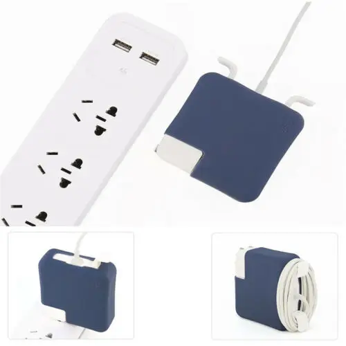 

New Protective Cover Silicone Skin Case Dustproof for Macbook Notebook Charger