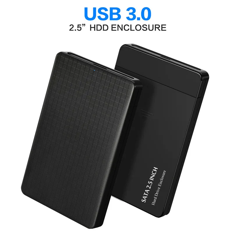 Клетчатый дизайн 2," USB 3,0 Type-C SATA HDD Box HDD жесткий диск Внешний HDD корпус черный корпус