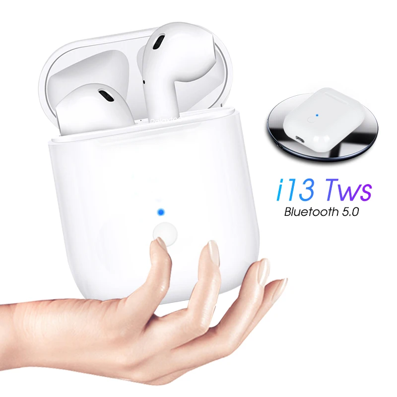 

2019 new i13 TWS Touch Bluetooth 5.0 Earphone 3D Stereo Headset True Wireless Earbuds for iPhone xiaomi Samsung not i10 i12 tws