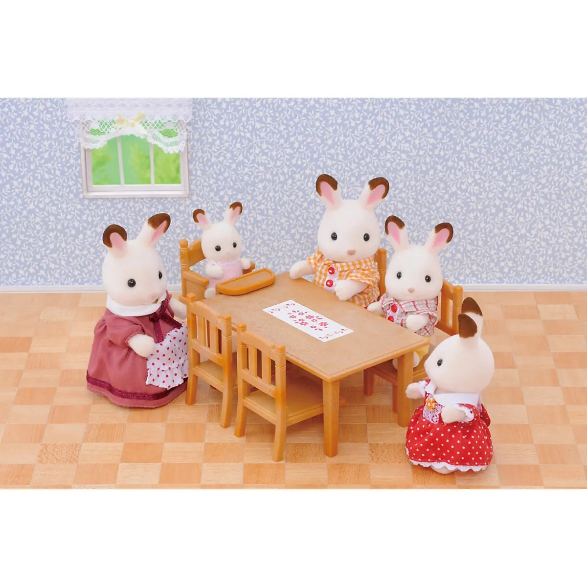  Doll House Accessories SYLVANIAN FAMILIES 2328097 Furniture Toys Dolls Stroller Table Chair Tablewa