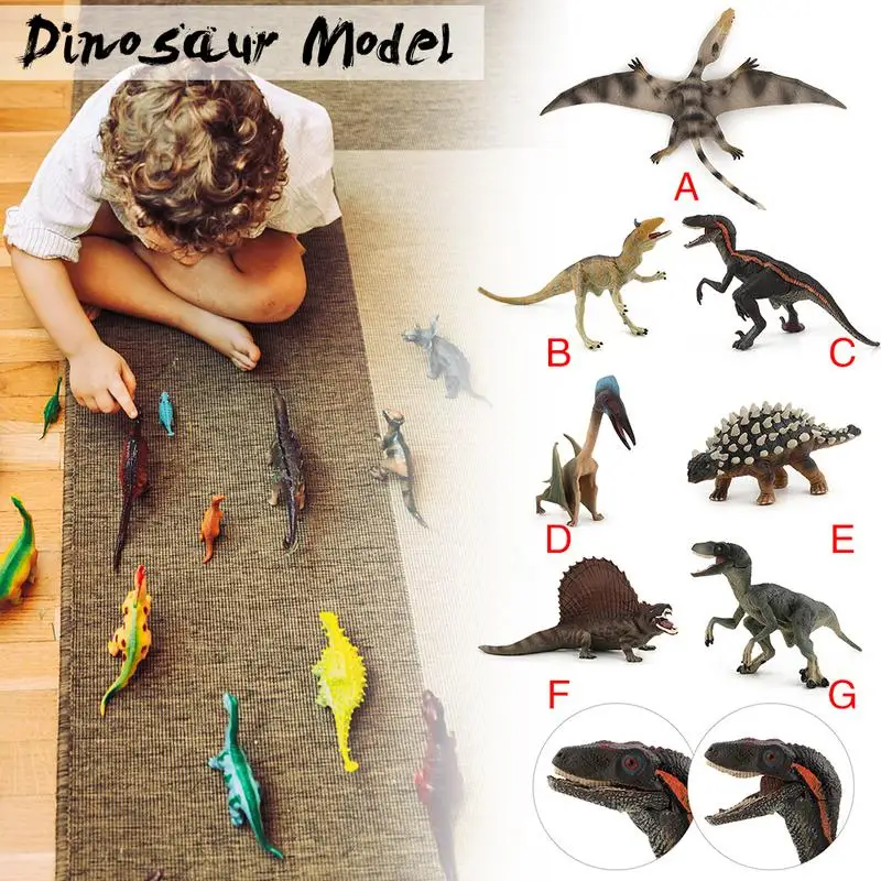 Имитация тираннозавра Рекс Трицератопс динозавр модель Животных Фигурки домашний декор украшения аксессуары фигурка дети подарок игрушки