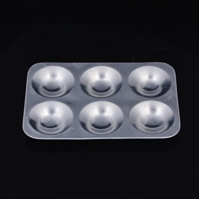 

AMSIC 1PC Aluminium Cosmetic Makeup Palette Foundation Mixing Tray Artist Watercolor Palette