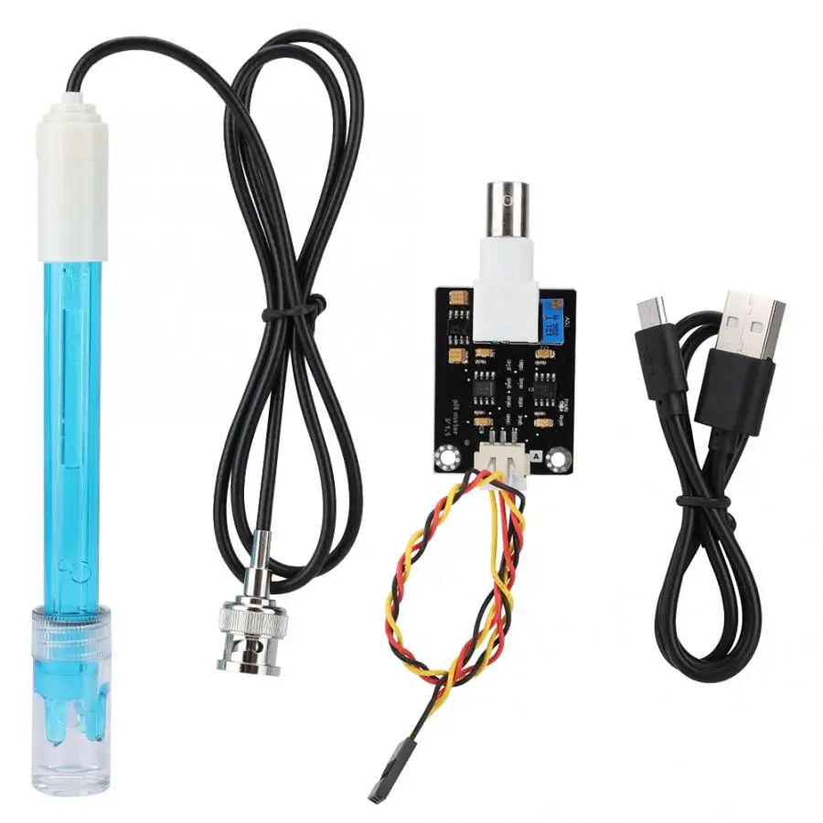 

Professional PH Sensor Module + PH Probe Composite Electrode Test Code sensor