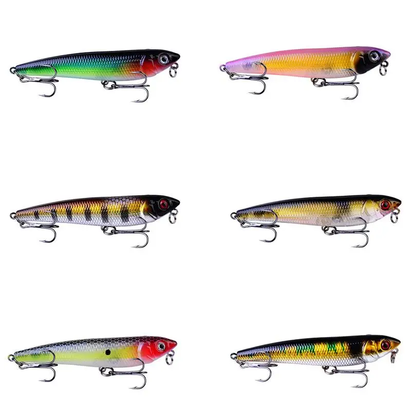 

1pcs 91mm 10g Plastic Fishing Lures Good Quality Minnow Lure 6 Colors Artificial Make Plastic Crankbait Wobblers Fishing Bait