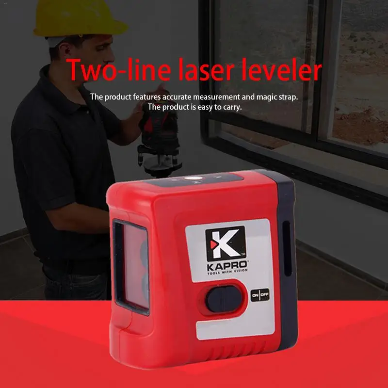 

laser level Red 2 lines self-leveling laser Leveler Vertical Horizontal Cross laser red beam line measuring instrument