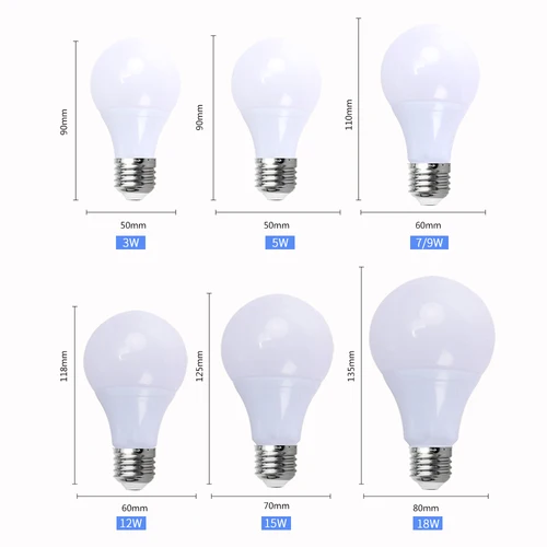 10 개/묶음 LED 전구 DC 12 V 램프 E27 LED 조명 램프, 3W 5W 7W 12W 15W 36W 전구 Led 조명 12 볼트 저전압 전구 3