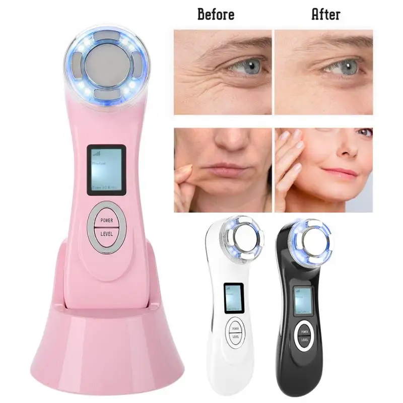 

RF Skin Frequency Beauty Instrument Facial Machine LED Photon Skin Care Rejuvenation Wrinkle Removal Whitening Tighten FaceLift