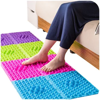 

Six Colorful Foot Massager Medical Therapy Mat Foot Blood Circulation Massage Pad Health Care Tool