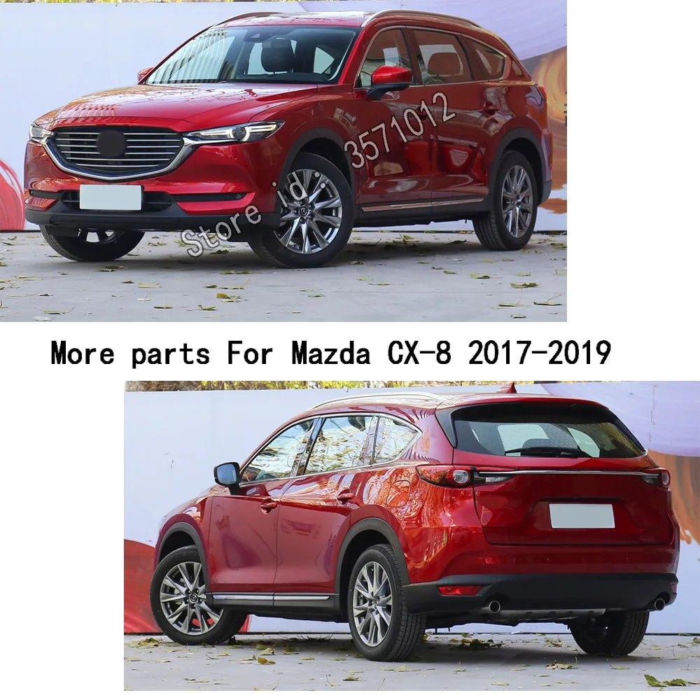 Для Mazda CX8 CX 8 2017 2018 2019 2020 Автомобильная наклейка орнамент педаль дверная накладка