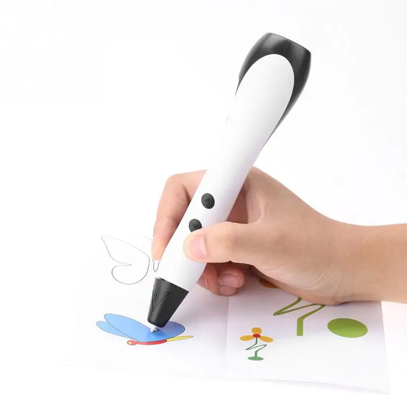 

3D Printing Drawing Pen Crafting Modeling Filament PLA Printer Tool Set 110-250V 3D pens USB power port