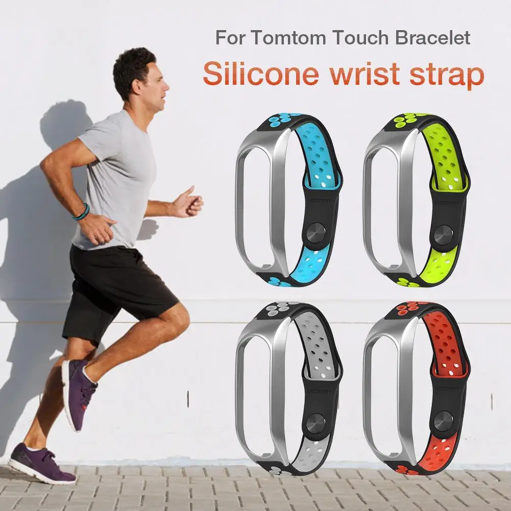 

Touch Bracelet Metal Shell Breathable Reverse Buckle Strap Band Sports Replacement Watch Band For Tomtom Touch 20MM 240MM 30AP11