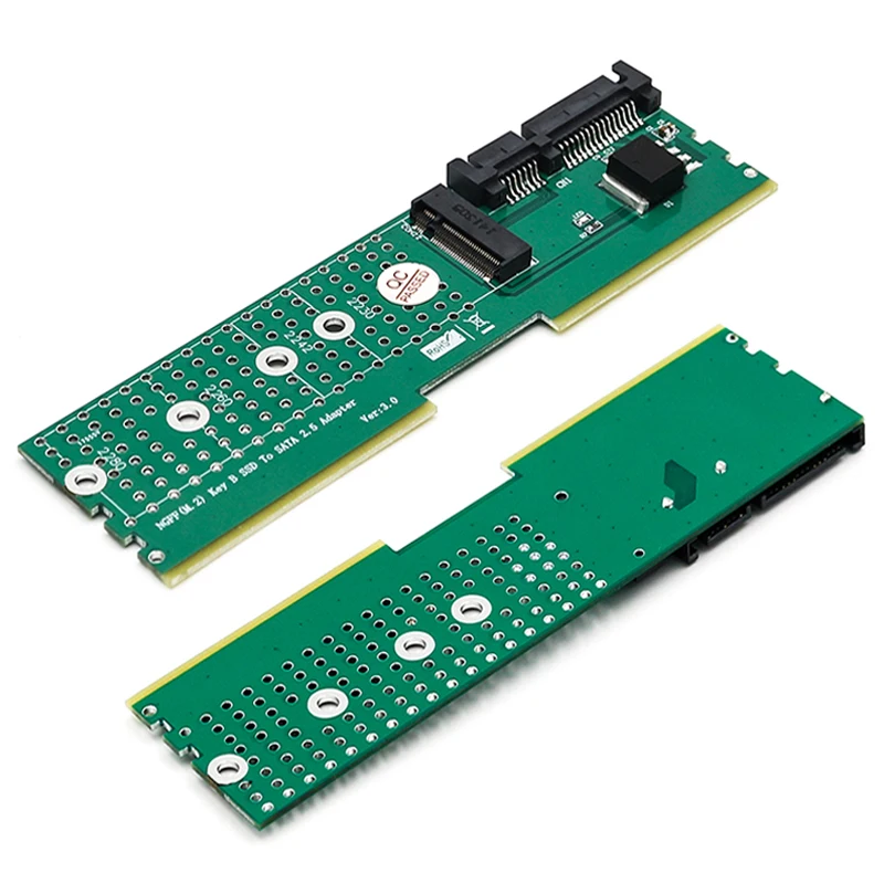 NGFF(M.2) B-key SATA-Bus SSD to SATA 3,0 адаптер со слотом памяти DDR поддержка установки DDR2 DDR3 DDR4 DDR5 настольная материнская плата