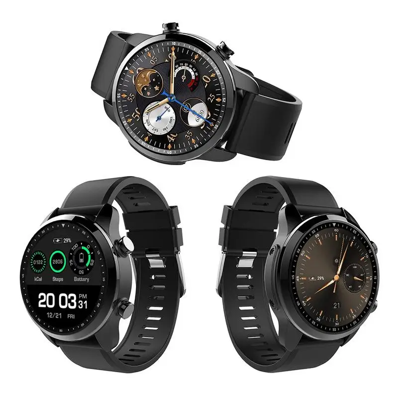 

4G Bluetooth Android 6.0 1.3" Touch Screen 2GB+16GB IP68 Waterproof MT6737 GPS Business Smart Watch Phone