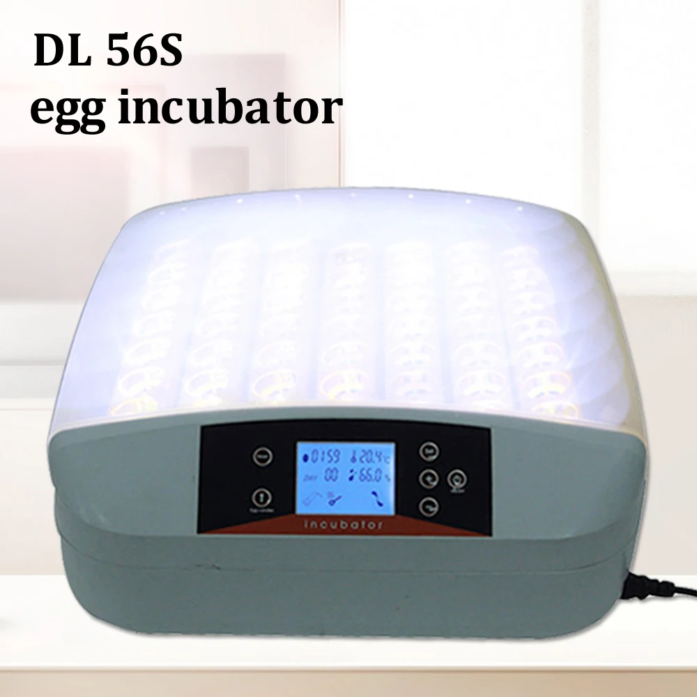 

Hot Sale 56 Eggs Incubator Automatic Temperature Humidity Control Egg Hatcher For Chicken Bird