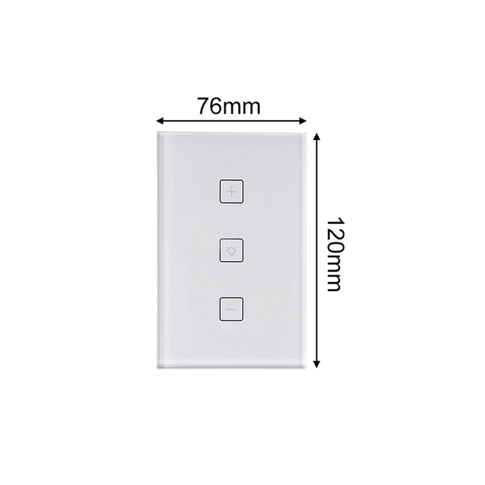 Wi-fi-регулятор светодиодного освещения переключатель 110 в затемнение Панель переключатель подключен к Alexa Google Home Голосовое управление диммер для светодиодных ламп