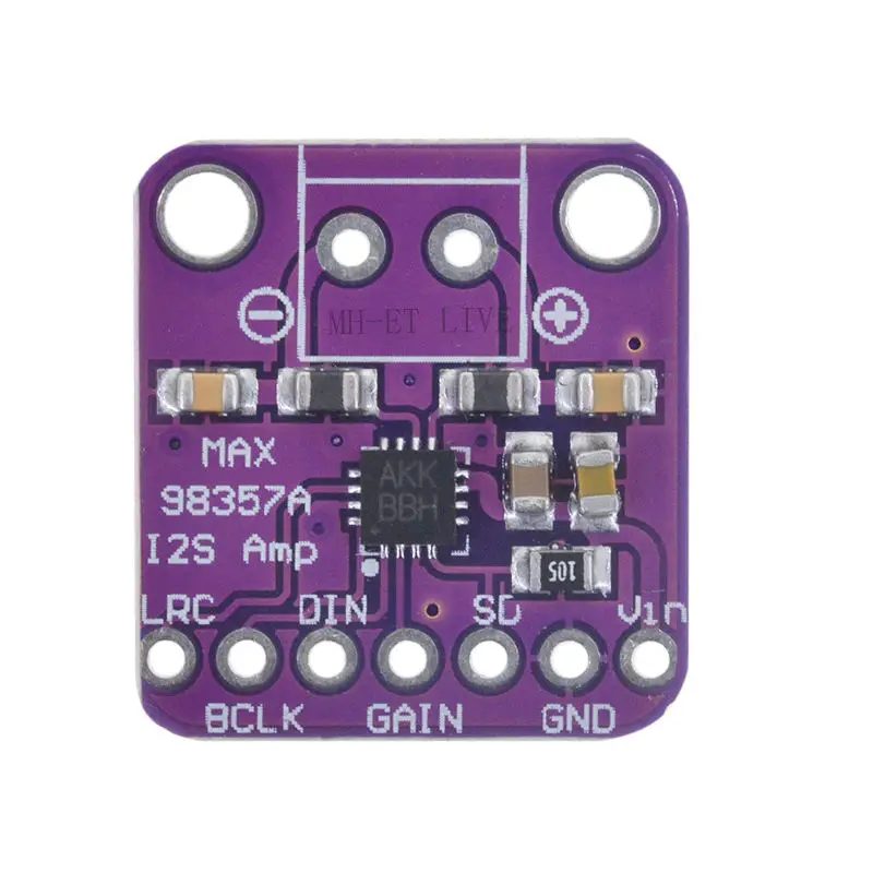 Max98357 I2S 3 Вт усилитель класса D декодер Dac модуль без филе звуковая плата для Raspberry Pi