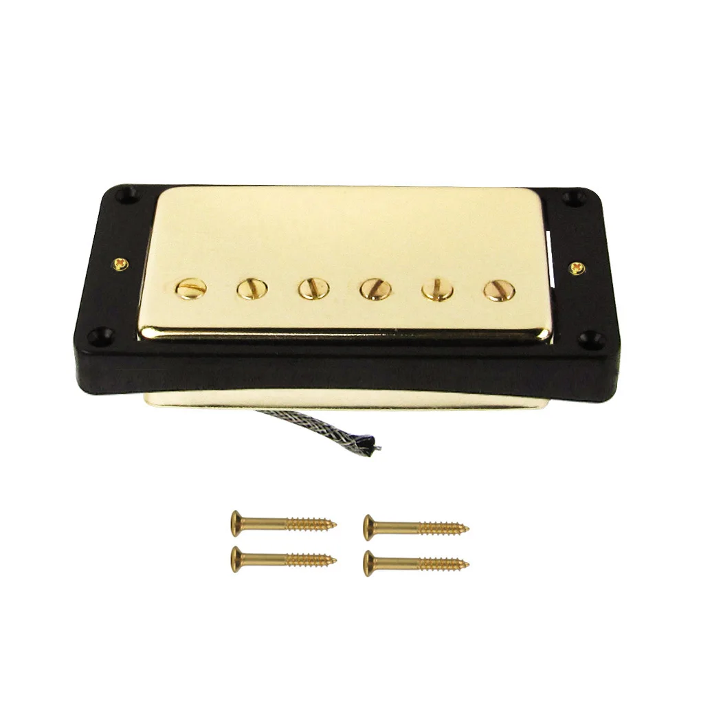 FLEOR 1PCS Golden Alnico V Alnico 5 Pickup LP Electric Guitar Humbucker