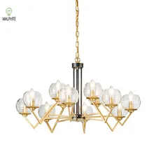 Modern LED Chandelier Lighting Lustre De Cristal Loft Decor Chandeliers Home Indoor Light Fixtures Living Room Art Hanging Lamps new design large crystal chandeliers lighting fixtures lustre de cristal led light chandelier living room lamps