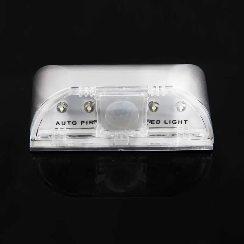 PIR Sensor Keyhole Light Wireless 4LED Auto Infrared IR Sensor Motion Detector Night Light
