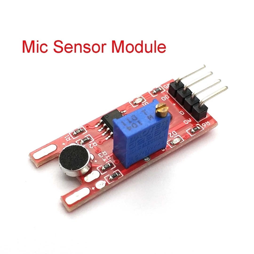 

Microphone Voice Sound Sensor Module For Arduino Analog Digital Output Sensors KY-038